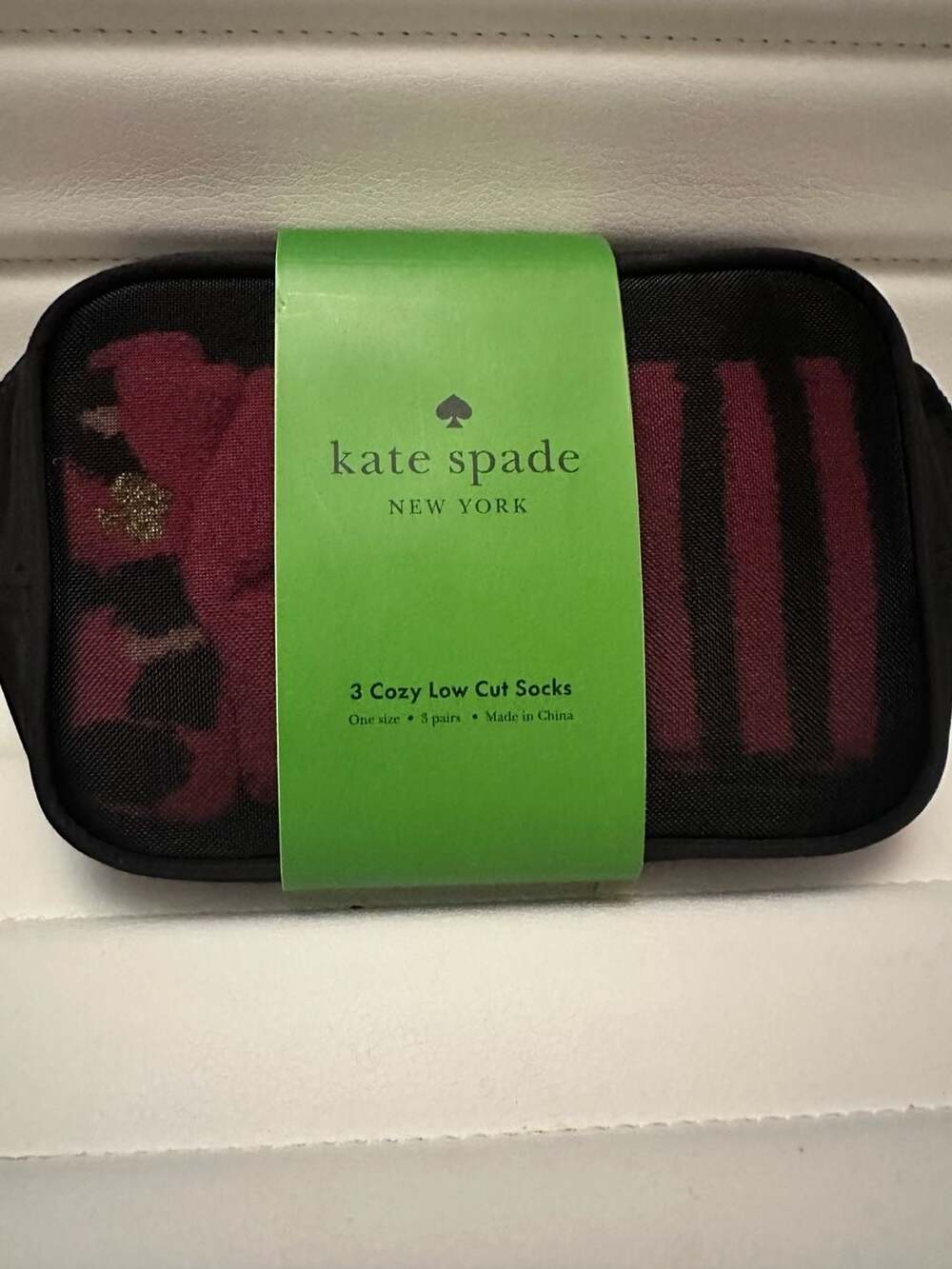 Kate Spade New York 3 Cozy Low Cut Socks Set 43KSW562881MX-PNK